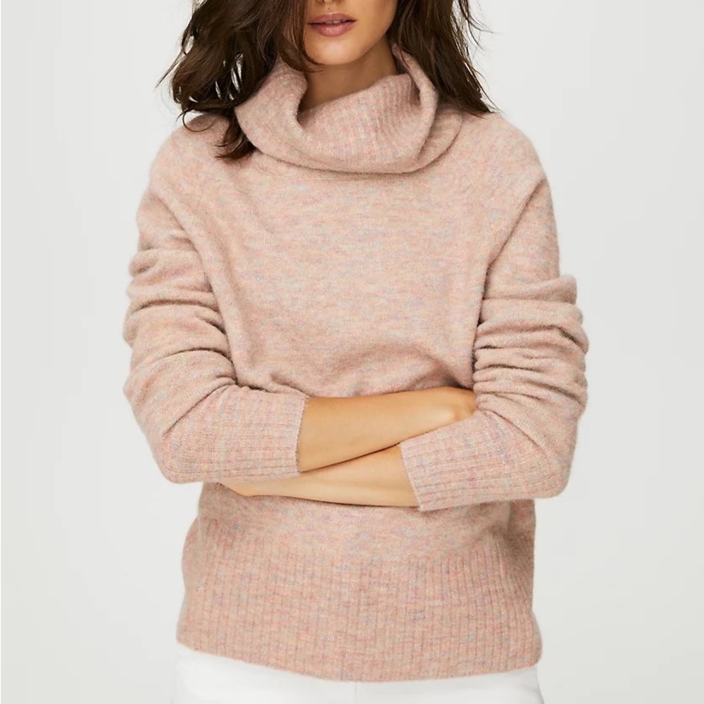 Aritzia The Group Babaton Plutarch sweater, pinkish-tan-blush, XS